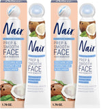 Sensitive skincare solution with collagen, coconut milk, and gentle face hair removal cream for smooth skin prep