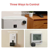 SwitchBot Smart Switch Button Pusher - Bluetooth Fingerbot for Rocker Switch/One-Way Button, Automatic Light Switch, Timer and APP Control, Works with Alexa When Paired with SwitchBot Hub (Black)