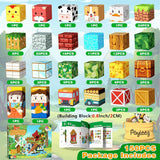 Payleeg Magnetic Blocks, Forest Animals Magnet World Set, Magnetic Building Cubes for Boys Girls Age 4-8, 5-7, 8-12, STEM Montessori Sensory Toys for 3+ Toddlers, Travel Outdoor Toy Gifts for Kids