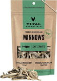 Vital Essentials Minnows Cat Treats, 0.5 oz | Freeze-Dried Raw | Single Ingredient | Grain Free, Gluten Free, Filler Free