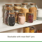 Acacia wood Ball jar lids, 5-pack, Regular and Wide Mouth sizes