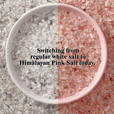 himalayan chef pink himalayan salt, fine grain, 5 lbs, plastic jar, pure, natural, kosher, non-gmo, mineral-rich