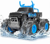 BainGesk waterproof 1:16 2.4GHz 4WD all-terrain RC car with 2 rechargeable batteries for kids