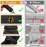 Tomkas small dog sling carrier for pets 3-10 lbs - classic pocket and strap design - black