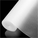 100% EVA clear non adhesive shelf liner, 24" x 360", waterproof non slip for kitchen cabinet drawer pantry