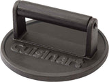 Cuisinart 6.5" Cast Iron Smashed Burger Press for Crispy Smash Burgers