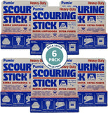 PUMIE Scouring Stick 2 Pack, Toilet Bowl Ring Remover, Heavy Duty Extra Strong Pumice Cleaning Bar, Pumice Stone for Cleaning Toilet Rings, Bathroom & Kitchen Stains by USPumice