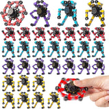 Valentines Day Gifts Transformable Fidget Spinners Toys 4 Pcs for Kids and Adults Stress Relief Sensory Toys for Boys and Girls Age 8-13 Fingertip Gyros Easter Basket Stuffers for Teens
