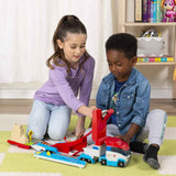 PAW Patrol 2-in-1 Launch'N Haul PAW Patroller transforming track set for True Metal die-cast vehicles