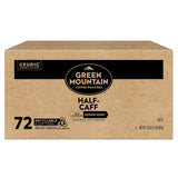 Green Mountain Coffee Roasters Half Caff, Medium Roast, 72 Count Keurig K-Cup pods