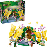LEGO Wicked Glinda's Wedding Day building toy for kids, ages 8+, 75688, with 2 Minidolls and poseable butterflies