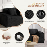 75'' Cloud Loveseat Sofa, No Assembly Required Comfy Deep Seat Couches 1 pcs for Living Room, Bedroom, Apartment