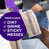 Swiffer WetJet hardwood floor cleaner spray mop pads with absorb + lock strip, 24 count