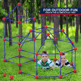 OleFun 180 Pack Fort Building Kits for Kids Ages 4-8 STEM Building Toys DIY Castles Tunnels Play Tent Gifts