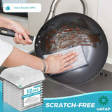 12 PCS Non Scratch Wire Dishcloths for Multi-Surface Cleaning