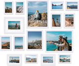Vittanly 10 Pack Picture Frames Collage Wall Decor, Gallery Wall Frame Set for Wall or Tabletop Display, Engineered Wood and Shatter-resistant Plexiglass, Multi Sizes with 8x10, 5x7, 4x6 Frames, Black
