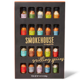 Smokehouse by Thoughtfully 20-count Ultimate Grilling Spice Set with Chili Garlic, Rosemary, and more