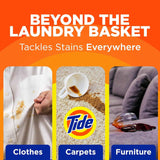 Tide Laundry Stain Remover Spray with Oxi - Tough Stain Treater for Clothes, Carpet, Upholstery, Pet Bedding