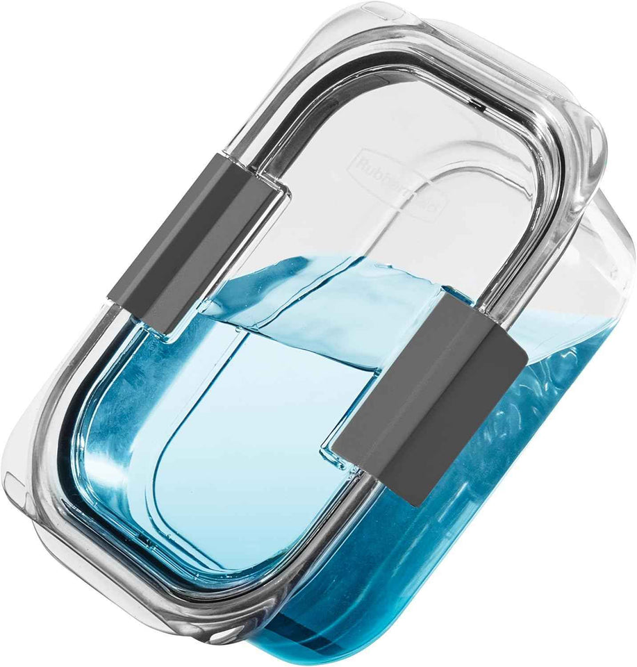 Rubbermaid Brilliance 44-Piece Food Storage Containers Set, BPA Free, Airtight, Leak-Proof, Dishwasher and Freezer Safe