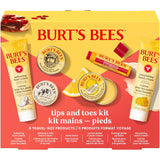 Burt's Bees Tips and Toes Kit, 6 Travel Size Products, Pomegranate Moisturizing, Hydrating, and Nourishing