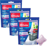 O-Cedar PACS Hard Floor Cleaner, Crisp Citrus Scent 10 Count (1-Pack) | Made with Naturally-Derived Ingredients | Safe to Use on All Hard Floors | Perfect for Mop Buckets