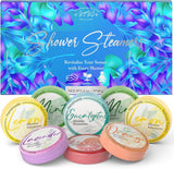 Shower Steamers Aromatherapy 8 Pack - Lavender and Eucalyptus Essential Oils, Self Care Gifts for Women and Men