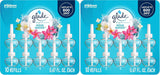 Glade PlugIns Refills Air Freshener, Scented and Essential Oils for Home and Bathroom, Aqua Waves, 6.7 Fl Oz, 10 Count