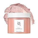Beauty of Joseon red bean pore refreshing mask mud cream hydrating wash off pack 140ml for men and women skin care