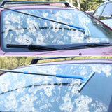 Window Cleaner with Long Handle(57IN), Glass Cleaning Tools with Silicone Squeegee & Microfiber Scrubber, Window Cleaning Kit for Shower Glass Mirror Door Car