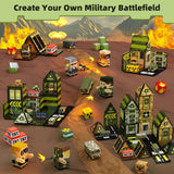GobiDex 100PCS magnetic building blocks army toys for toddler kids ages 3-5, STEM construction toys for boys and girls