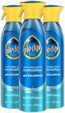 Pledge pH-Balanced Multisurface Spray, 9.7oz (Pack of 3), Everyday Cleaner, Rainshower Scent
