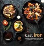 Utopia Kitchen 3-Piece Pre-Seasoned Cast Iron Skillet Set, 6-8-10 Inches, Black, Oven, Stove, Grill, Campfire Friendly
