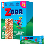 zbar iced oatmeal cookie soft-baked energy snack bars non-gmo usda organic granola bars 24 pack