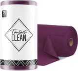 Fantasticlean Microfiber Cleaning Cloth Roll -75 Pack, Tear Away Microfiber Towels, 12" x 12", Reusable, Washable, Scratch Free, Ultra Absorbent Dishcloth for All-Around Cleaning Supplies (Pink)