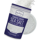 Sea Salt Superstore Coarse Grain Kosher Non-Iodized Baja Salt Refill for Grinder, 14 oz Bag