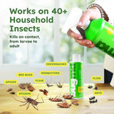 bugmd ant killer and bug spray concentrate - eco-friendly pest control for indoor cockroaches and roaches