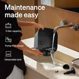 PETLIBRO Upgrade Cat Water Fountain Stainless Steel Tray, Dockstream 2 Cat Fountain Indoor, 3L/101oz Auto Cat Fountains for Drinking, App Monitoring Pet Water Fountain Dog, 5G WiFi Cat Water Dispenser