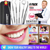 G.CATACC Dental Tools, Dental Pick Teeth Cleaning Tools Hygiene Kit, Plaque Remover for Teeth, Professional Stainless Steel Tooth Scraper Plaque Tartar Cleaner - with Case