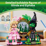 LEGO Wicked Elphaba & Glinda Figures 75682 - Buildable Wicked Dolls for Kids, Girls & Boys Age 10+