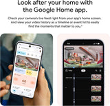google nest cam indoor wired 3rd gen 2k video night vision 2 way audio works with google home device 2025 model hazel