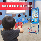 yeebay shooting game toy 2pk air guns shooting target 24 foam balls navy theme kids boys gift