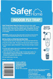 Safer Home Indoor Plug-in Fly Trap - SH502-1R5SR - Effective Fruit Fly Traps for Indoors, Gnat Traps for House Indoor, 400 Sq Ft Protection - Style: 1 Device + 5 Glue Cards