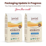 Jovial 32 oz Organic Einkorn Unbleached All Purpose Flour for Sourdough Pizza Pasta European Italian Bread Baking