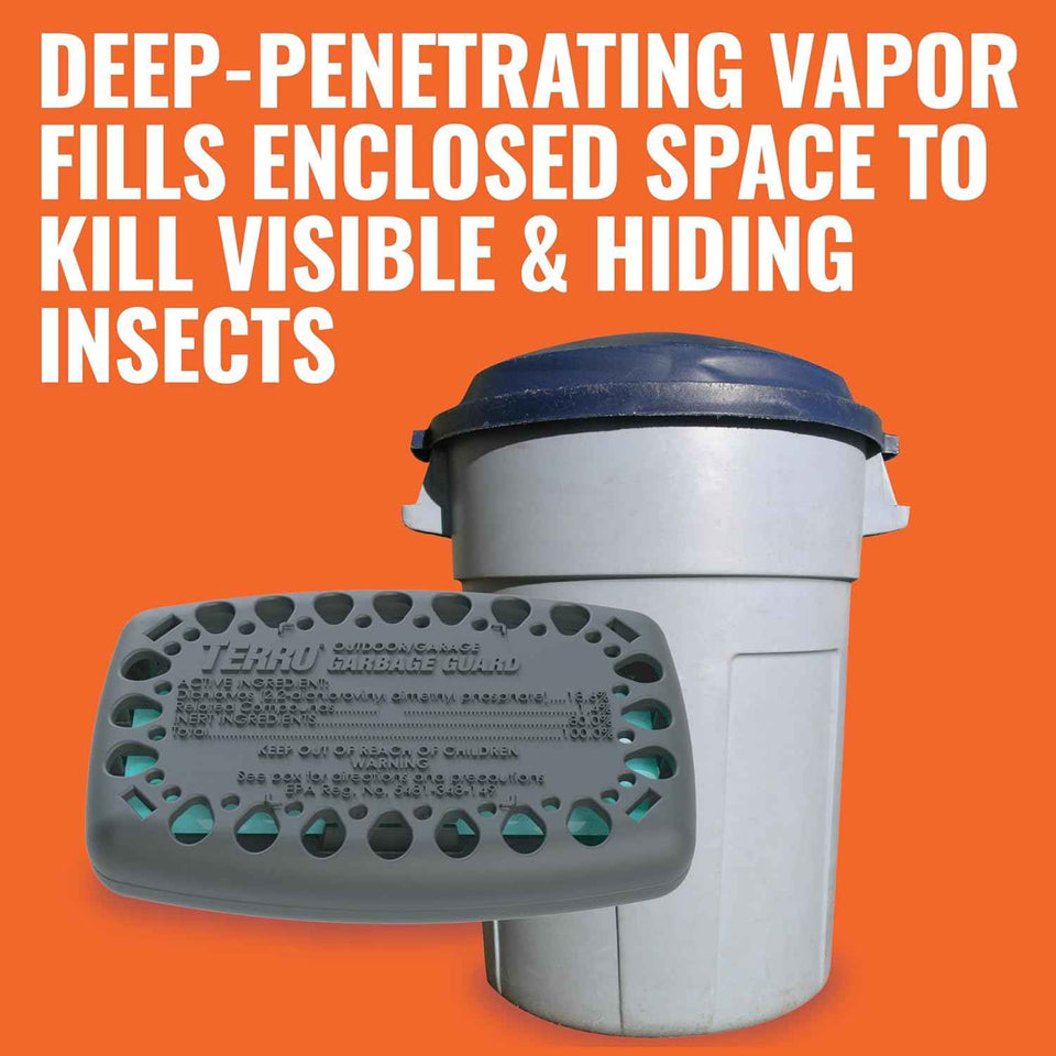 terro t801sr garbage guard trash can insect killer pack of 2