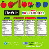 That's it. Fruit Crunchables Variety Pack, Fruit Snacks for Kids, 100% Fruit Crisps, Plant-Based, Non-GMO, Gluten-Free, No Sugar Added (16 Pack)