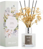 Airkeep Reed Diffuser Set,3.38 fl oz (100 ml) - Clean Linen Oil Diffusers with 8 Reed Sticks,Home Fragrance Reed Diffuser for Bathroom Shelf Decor