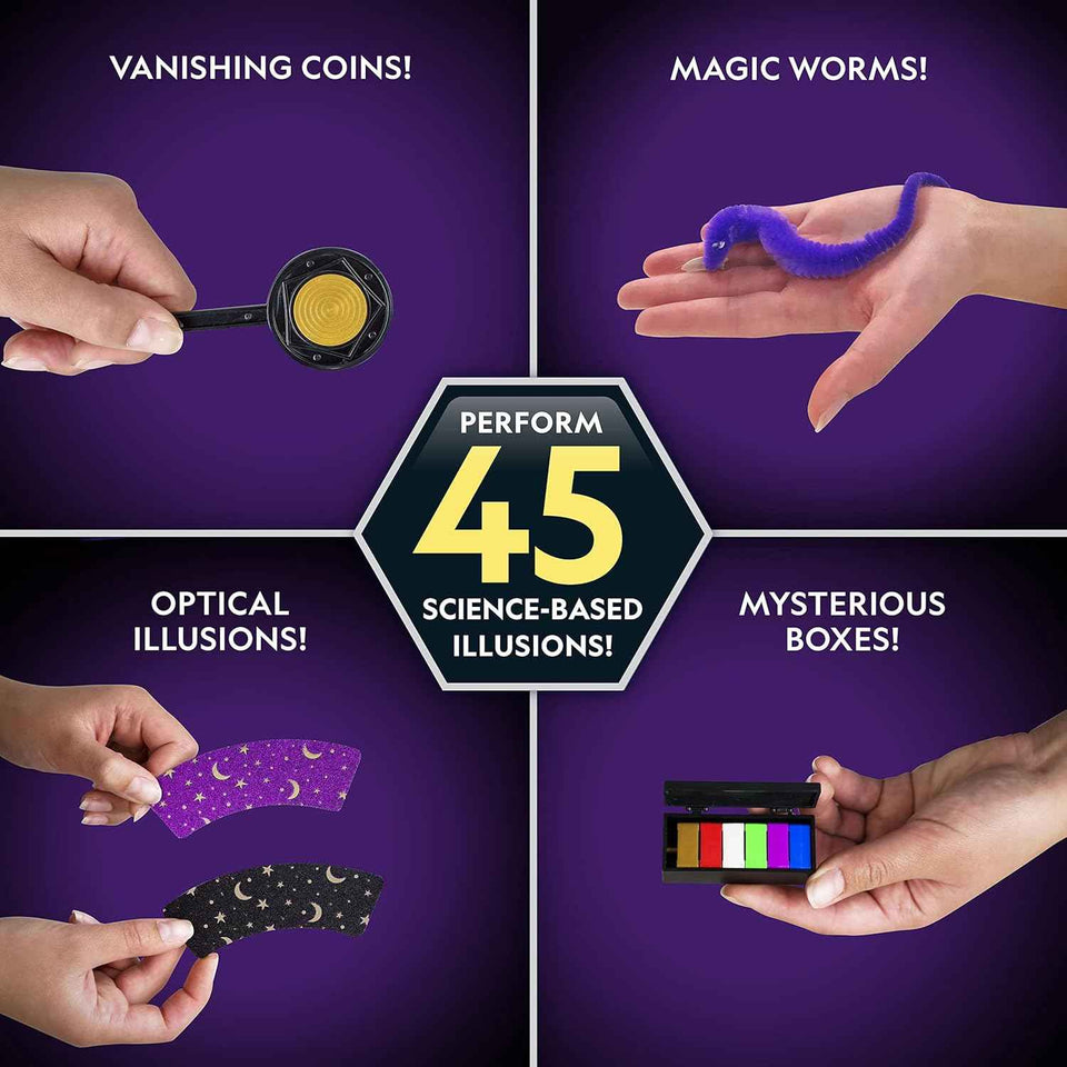 National Geographic Kids Magic Set with 45 Tricks and Video Instructions for Step-by-Step Learning