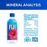 FIJI Artesian Bottled Water, 500 mL (16.9 fl oz), Pack of 24