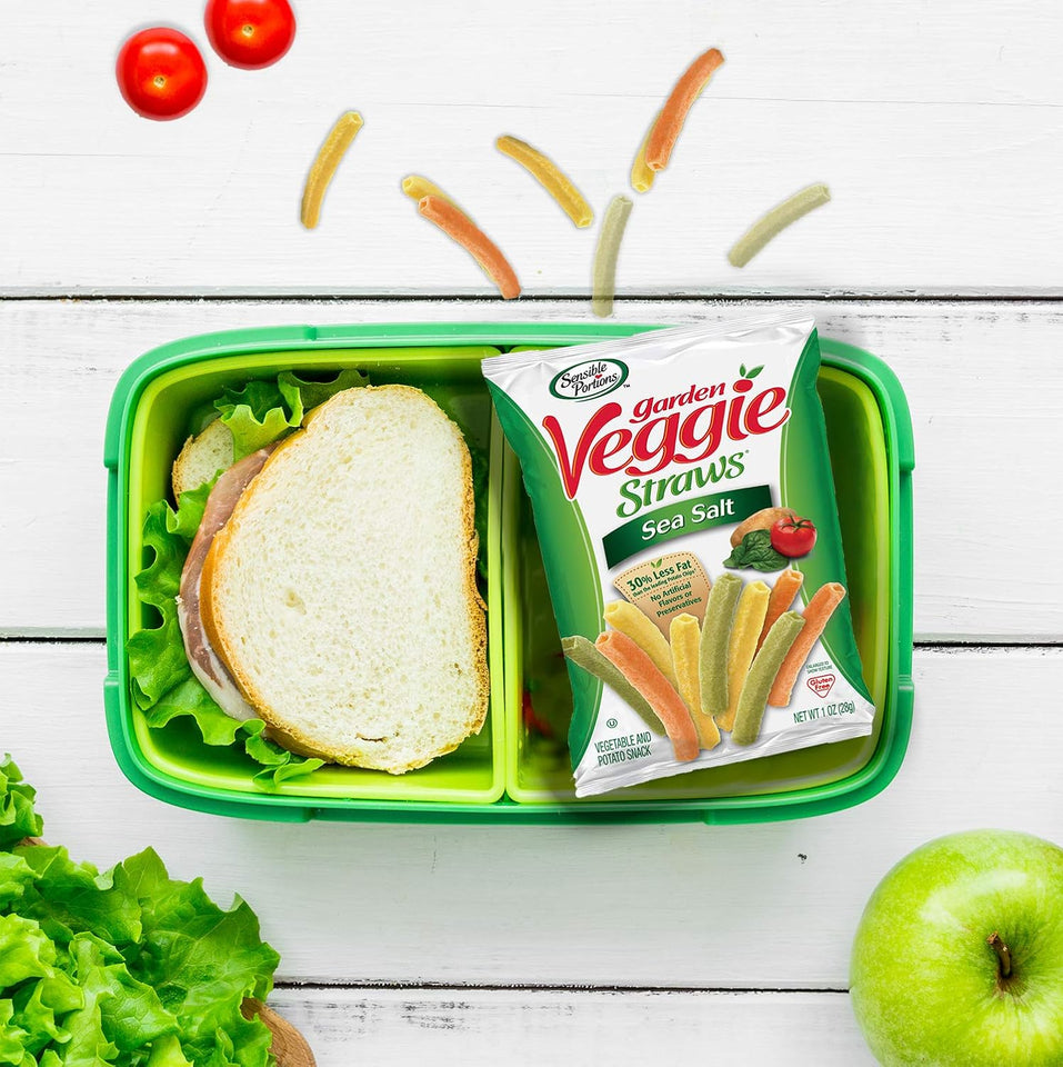 Sensible Portions garden veggie snacks - 24-pack, gluten-free, snack size sea salt, 1 oz each