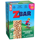 zbar iced oatmeal cookie soft-baked energy snack bars non-gmo usda organic granola bars 24 pack